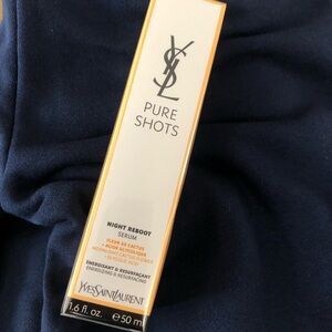 Yves Saint Laurent Pure Shots Night Reboot Serum — White & Gold Accents